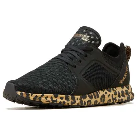 30% OFF - ARIAT Fuse Trainers - Womens - Black Mesh / Leopard Print