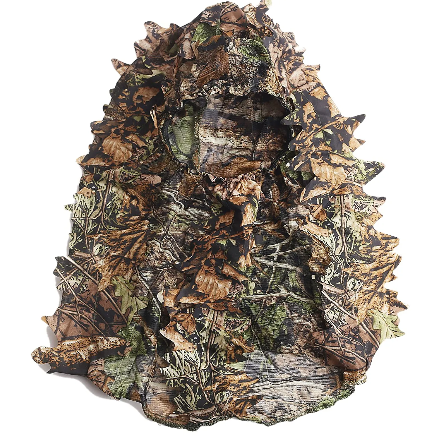 ABCAMO Ghillie Camouflage Leafy Hat Full Face Mask