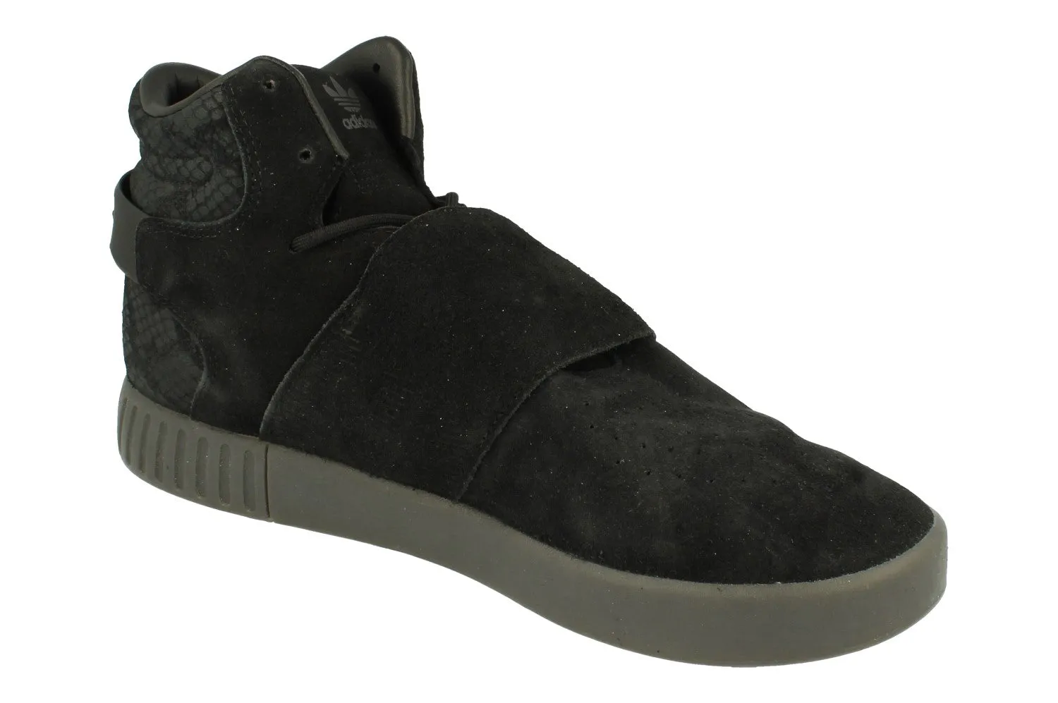 Adidas Originals Tubular Invader Strap Mens Hi Top Trainers Shoes BB8392