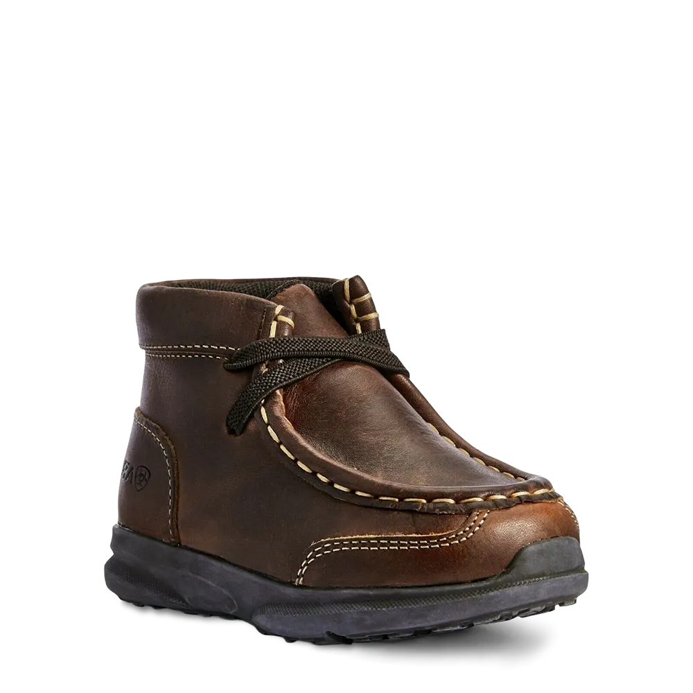 Ariat Toddler Lil' Stomper Brown Garrison Spitfire Shoes A443000202