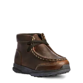 Ariat Toddler Lil' Stomper Brown Garrison Spitfire Shoes A443000202