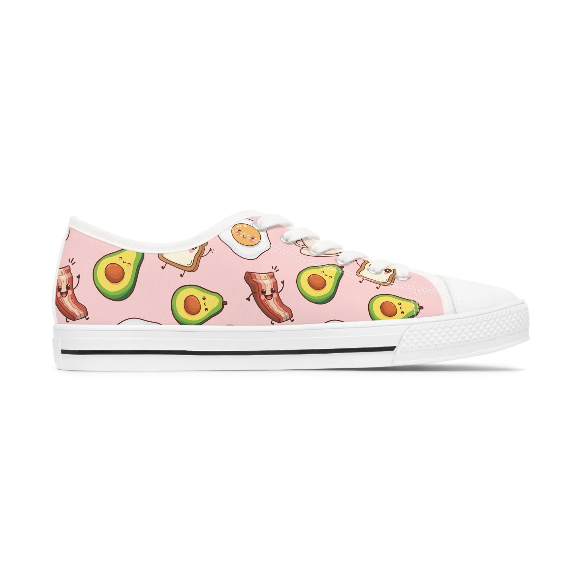 Breakfast Women's Low Top Sneakers