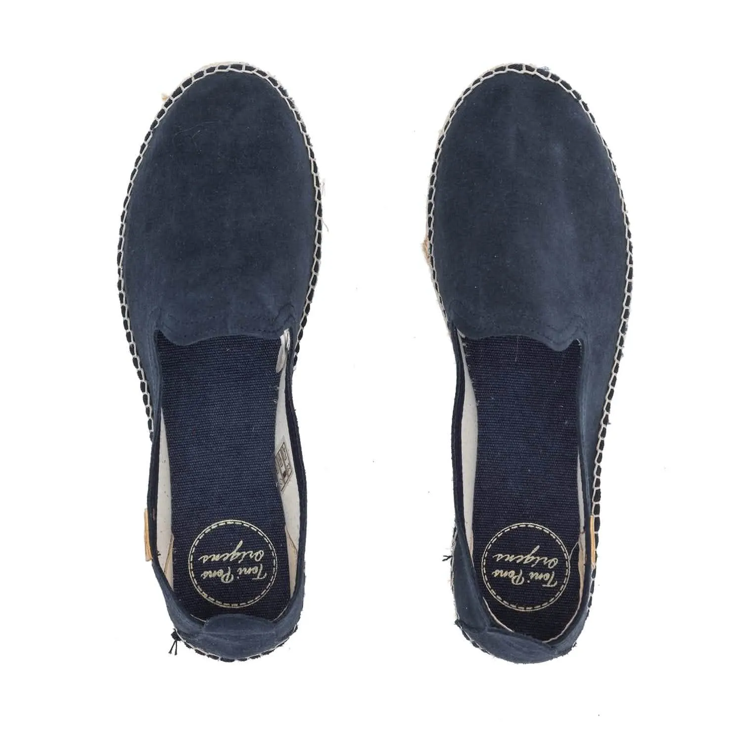 Closed Toe Suede Leather Espadrilles for Women - Aurem