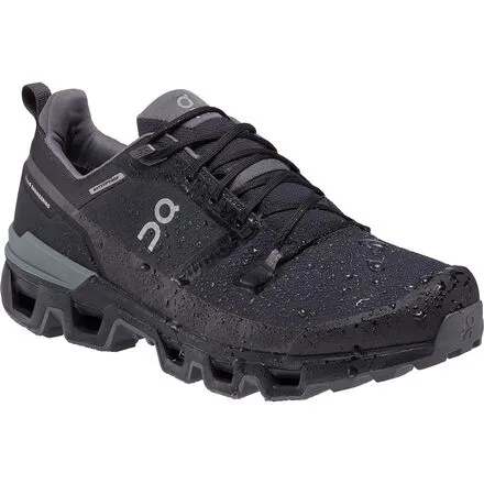 Cloudwander Men's On Running Waterproof Hiking Shoe, Black/Eclipse