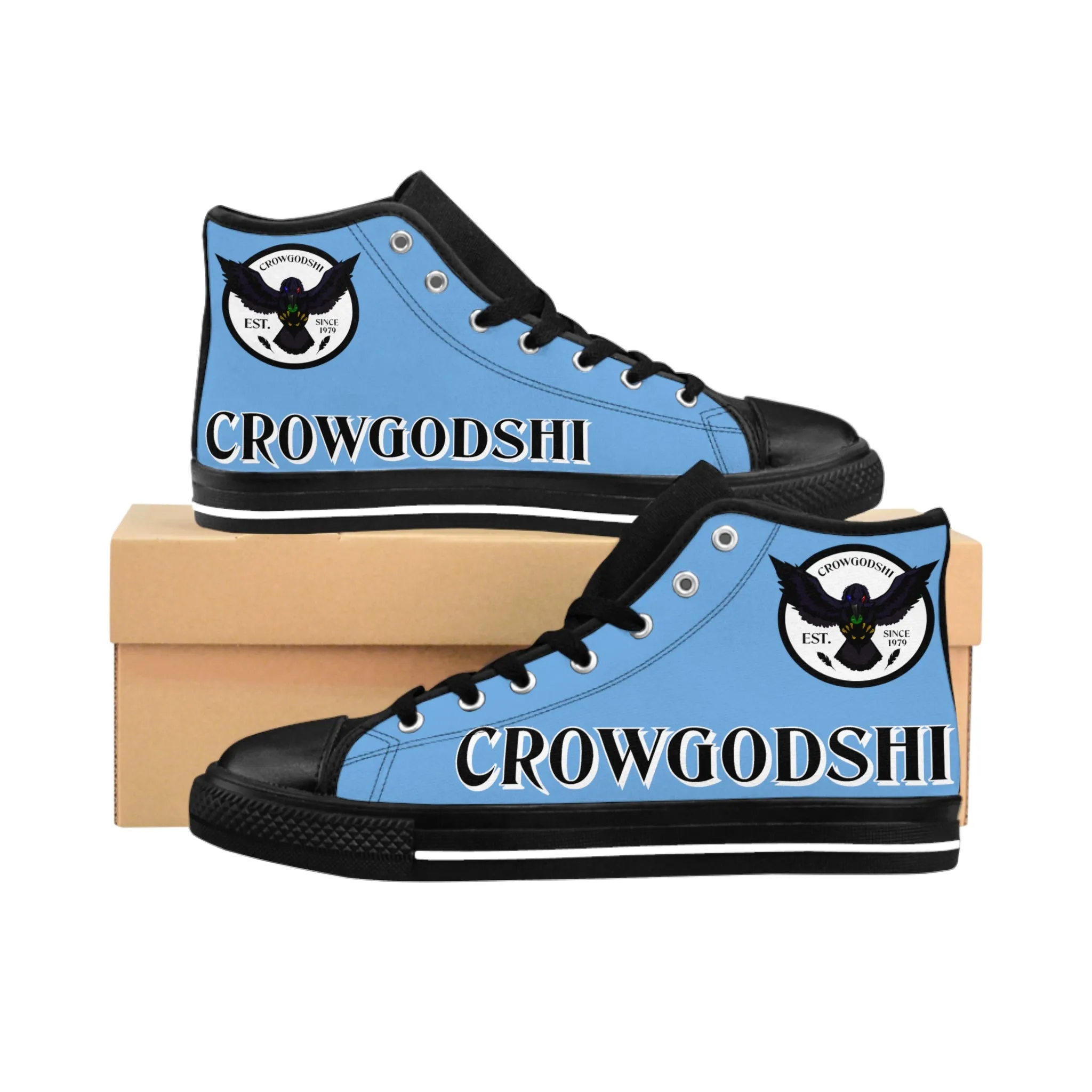 Crowgodshi High-Tops, CAROLINA BLUE