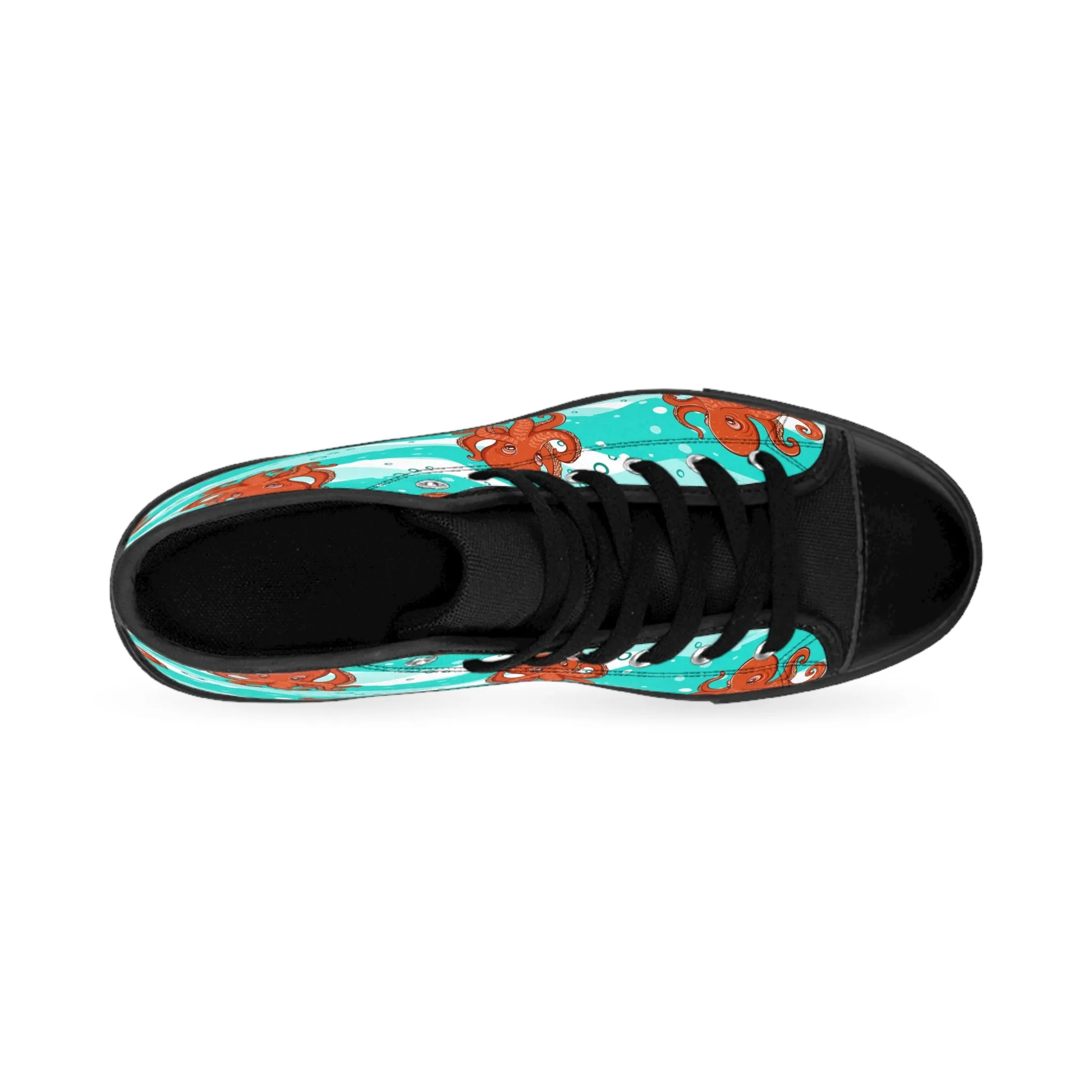 Cute Orange Octopus Women's Classic Sneakers