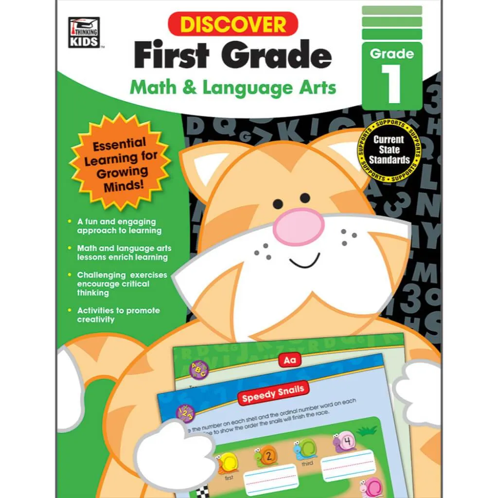 Discover First Grade Workbook Grade 1