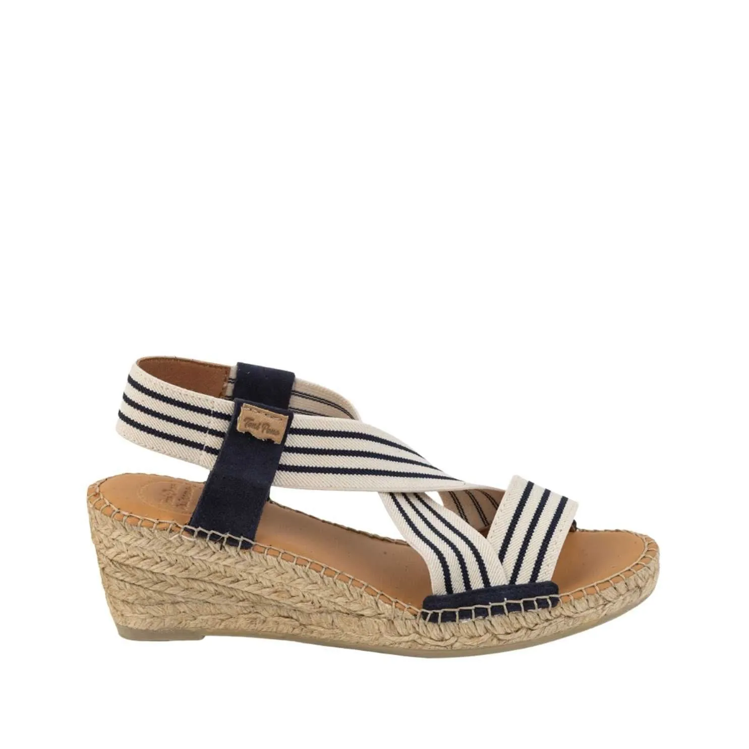 Elastic Fabric Wedge Espadrille for Women - Tina