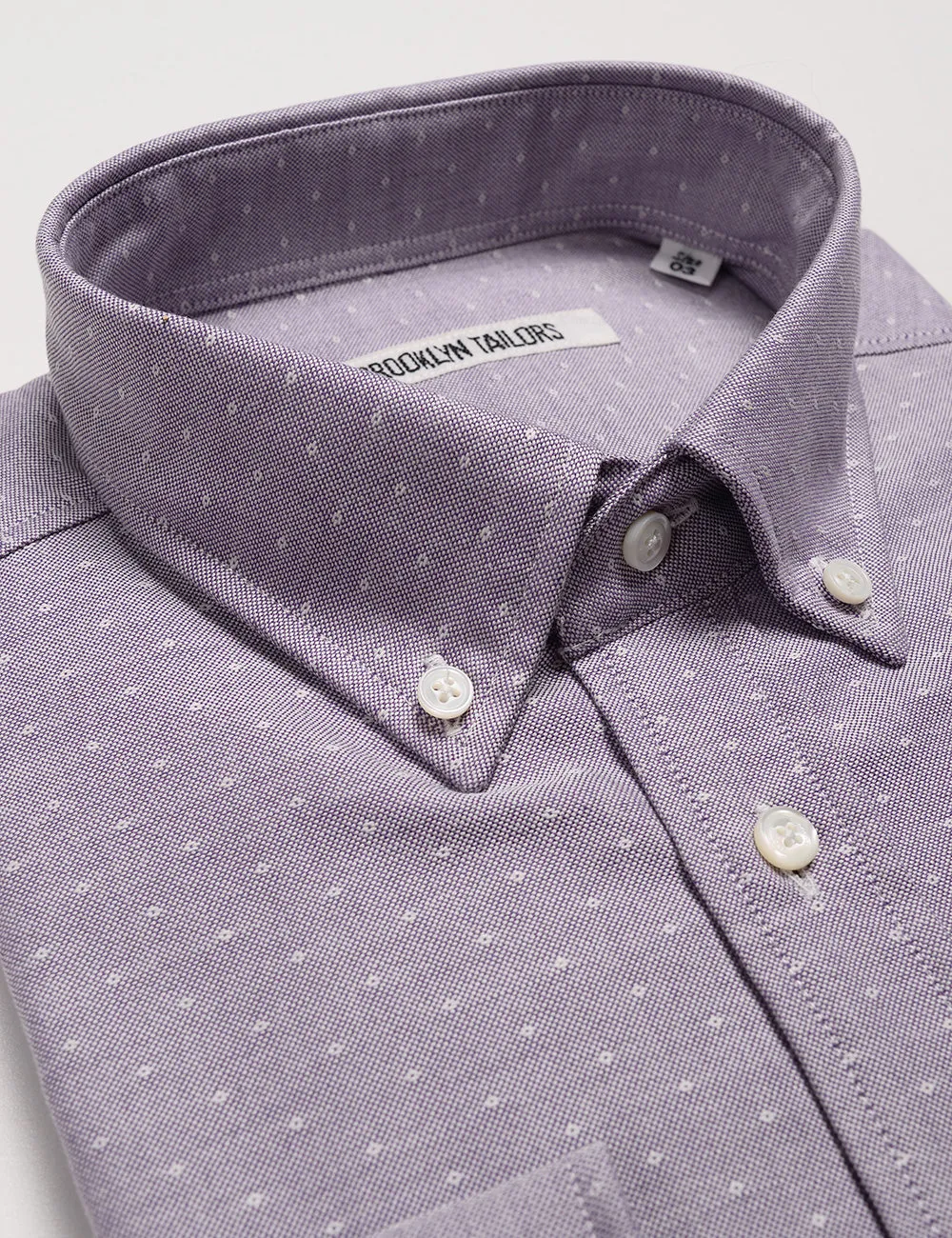 FINAL SALE: BKT10 Slim Casual Shirt in Eyelet Oxford - Lavender