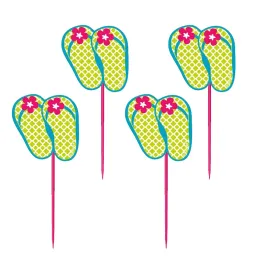 Flip Flop Decal Picks 8cm 8pk