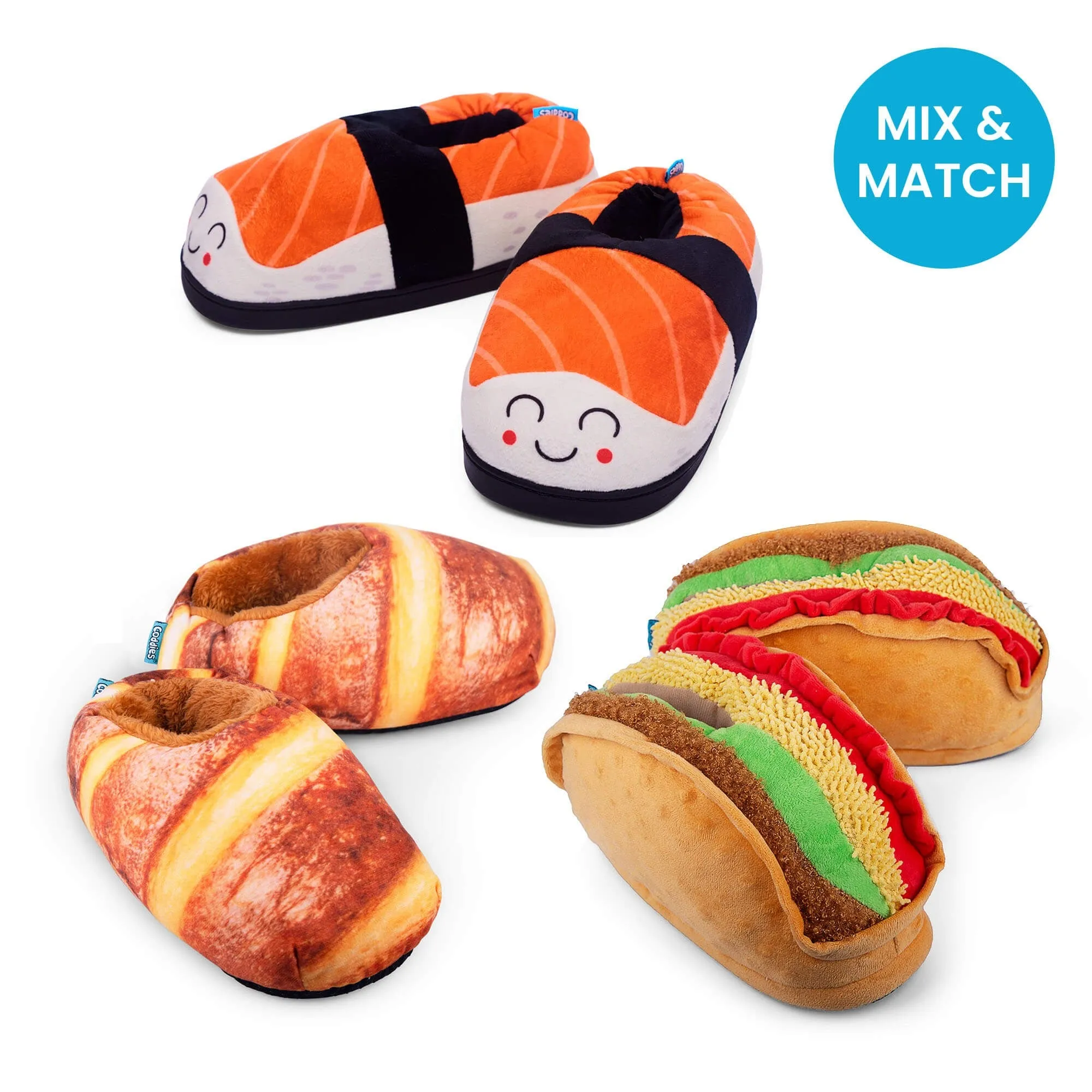 Foodie Slippers Mix & Match