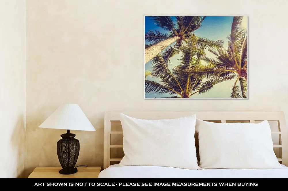 Gallery Wrapped Canvas, Coconut Palm Tree