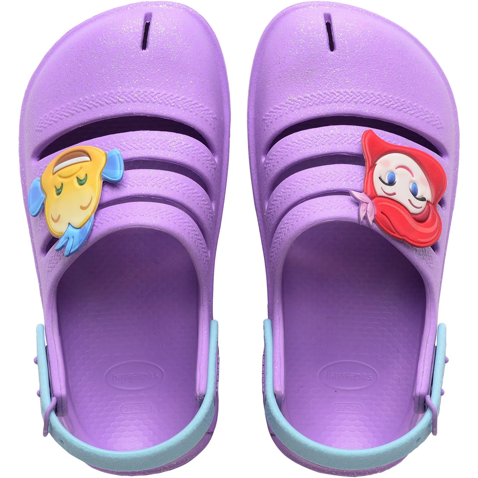 Havaianas Kids Childrens Princess Rubber Clogs Shoes