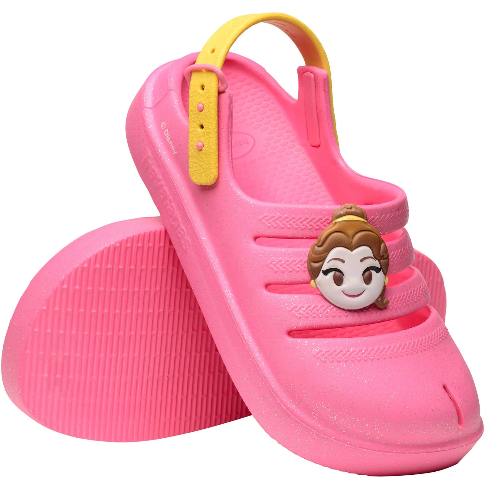 Havaianas Kids Childrens Princess Rubber Clogs Shoes