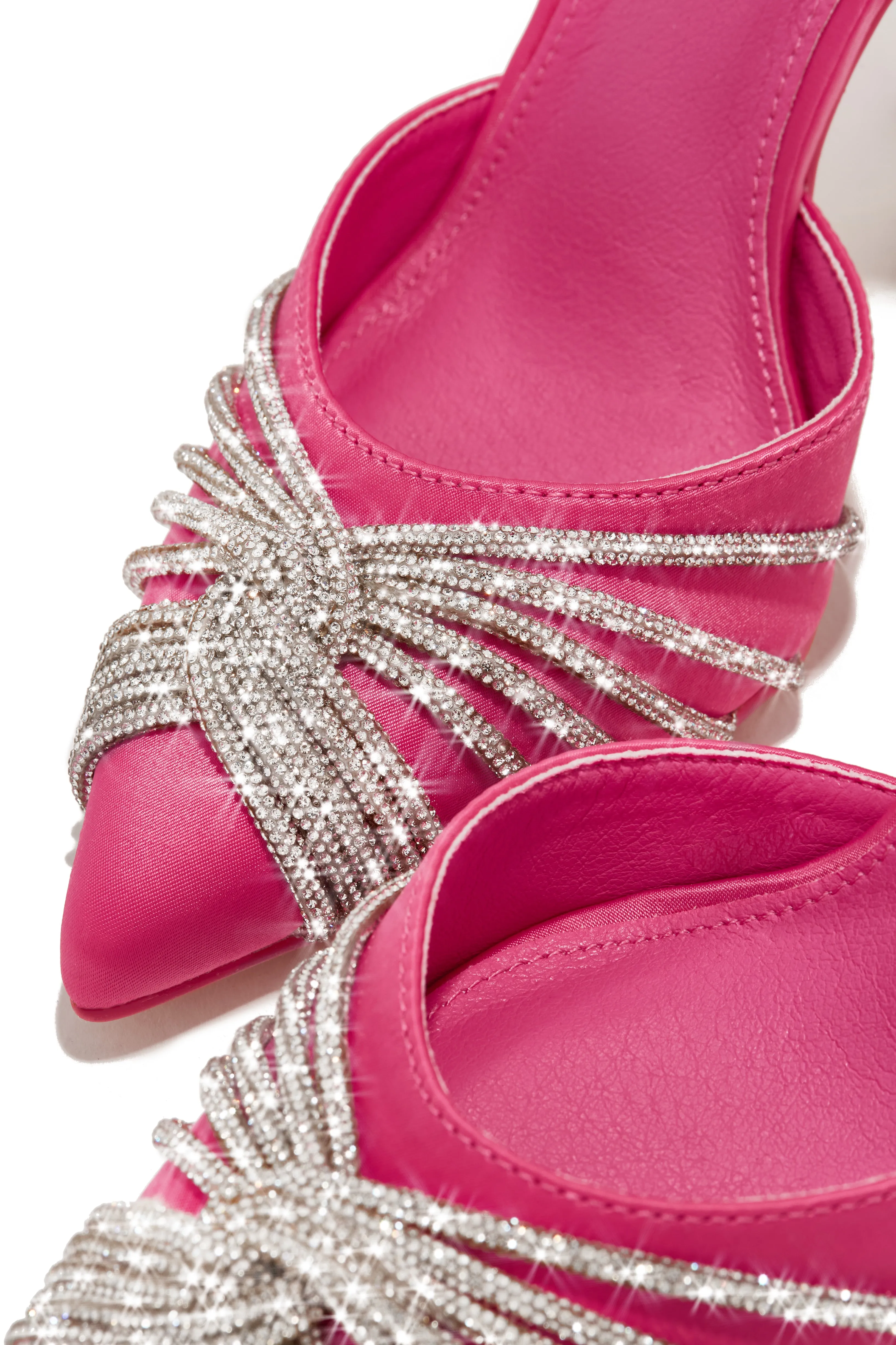 Her World Embellished High Heel Pumps - Pink