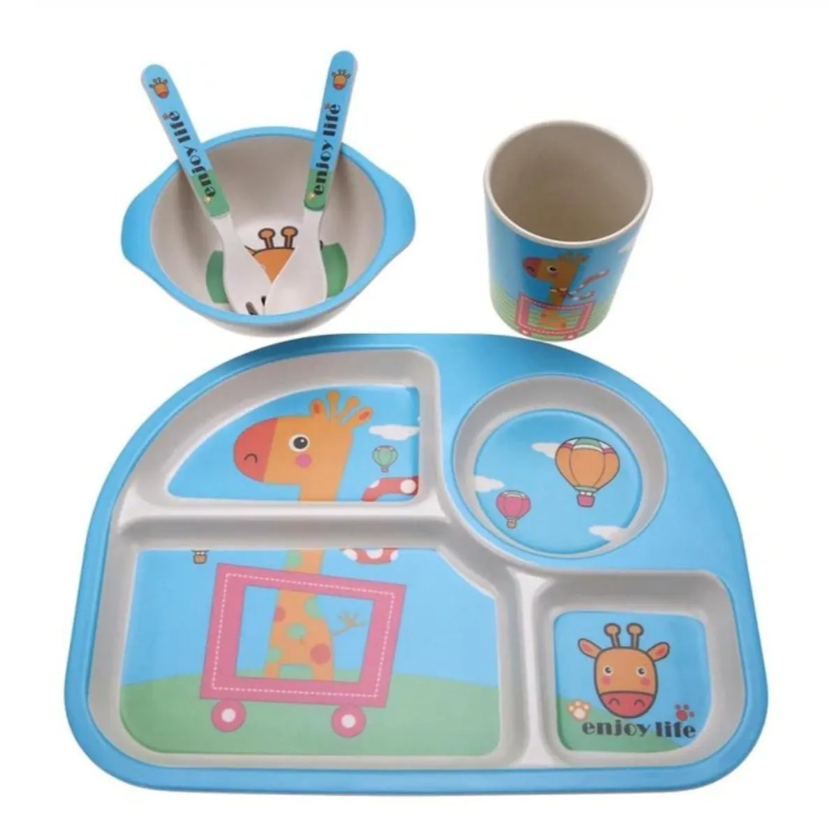 Joyful Giraffe Dinner Set