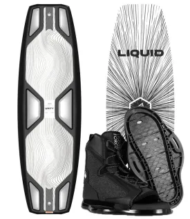 Liquid Force Unity Aero Wakeboard Package with Index Boots (2024)