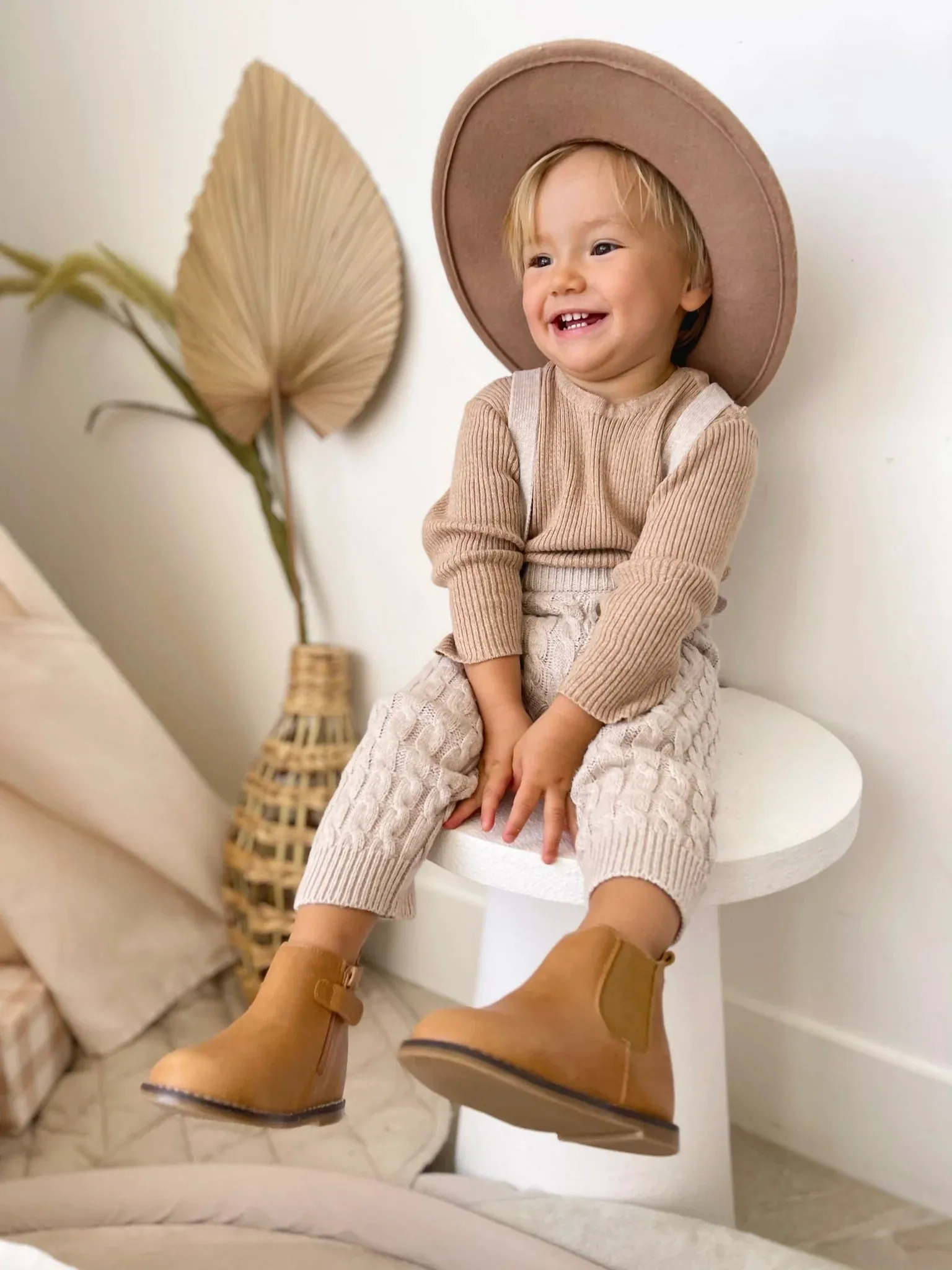 Little Mazoes Parker Riding Boot Caramel