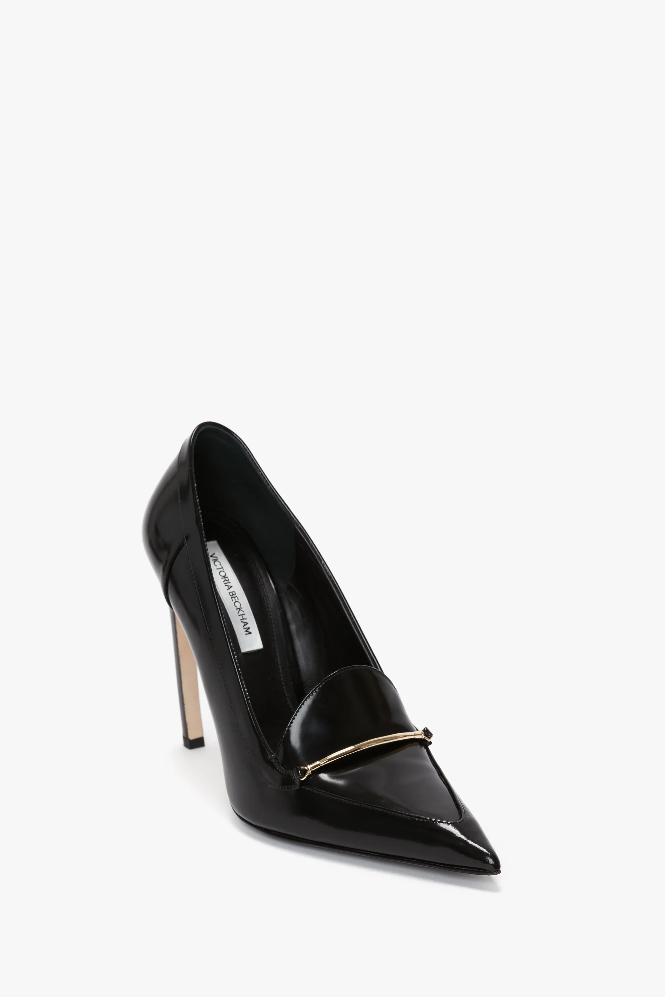 Loafer Pump In Black Calf Leather