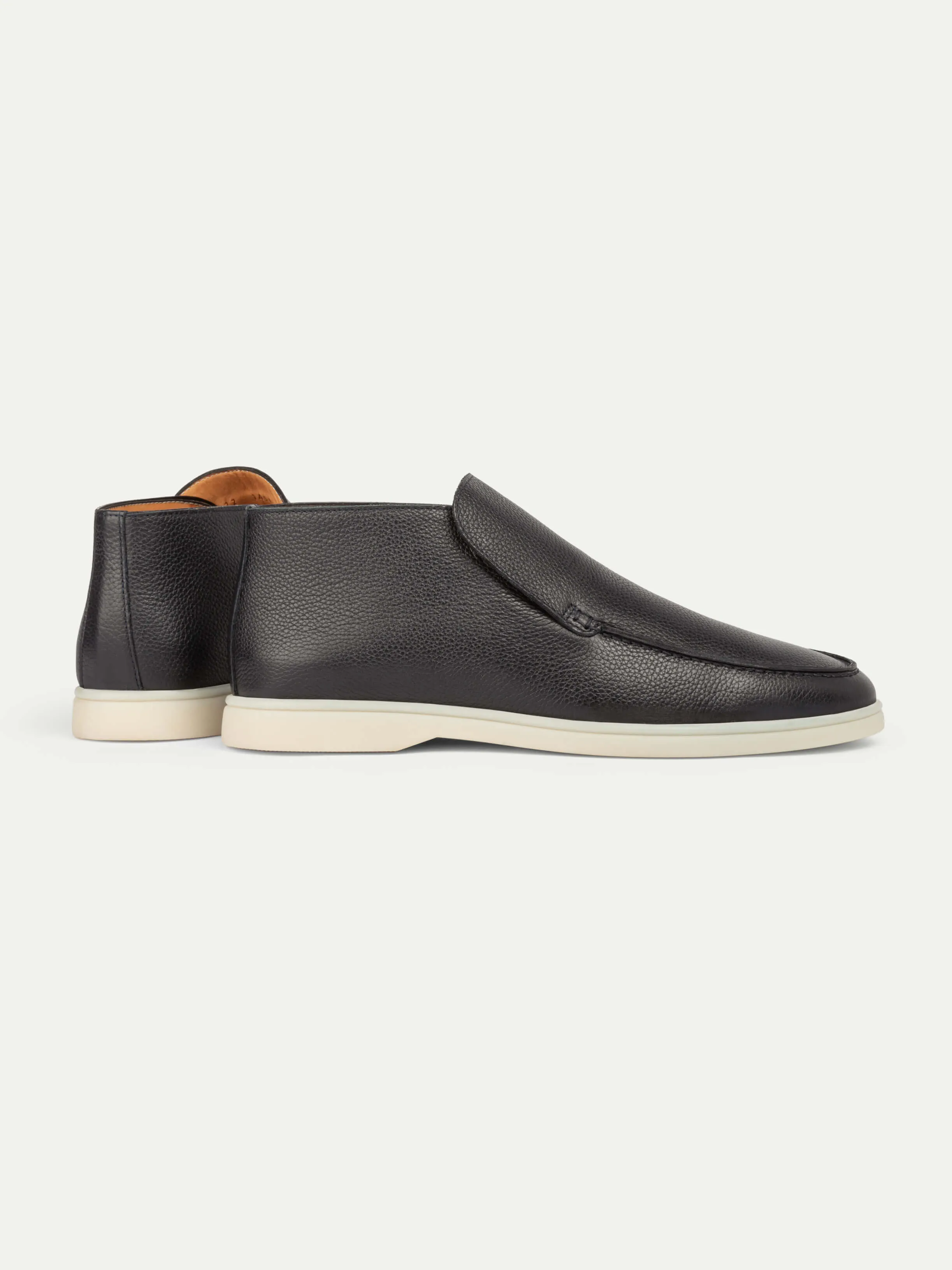 Navy Grain City Loafer