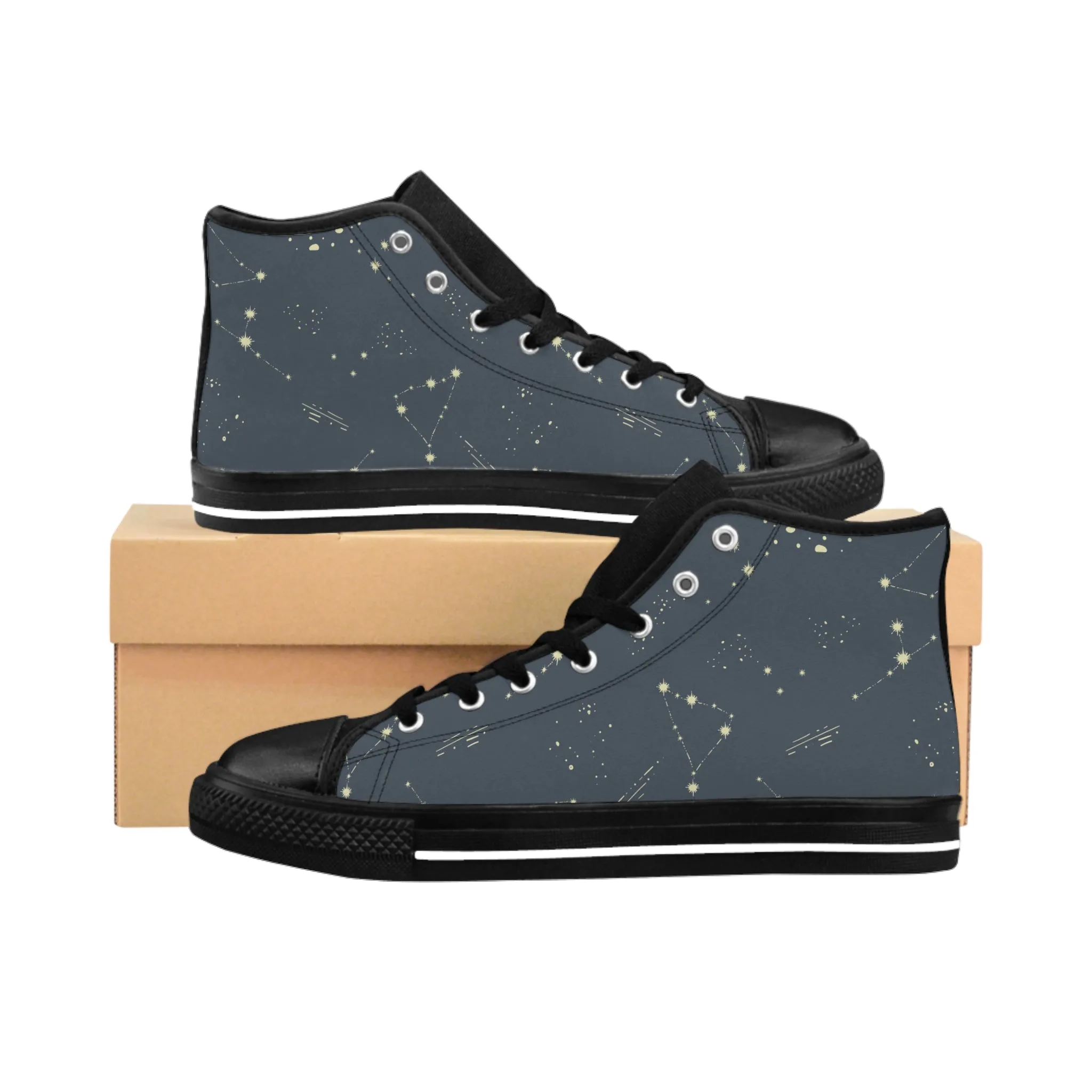 Night Starry Sky Men's Classic Sneakers