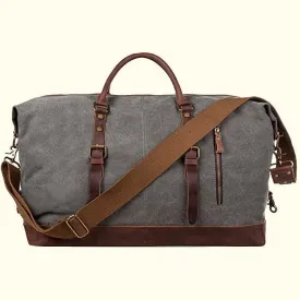 Oversize Canvas Overnight Duffel Bag