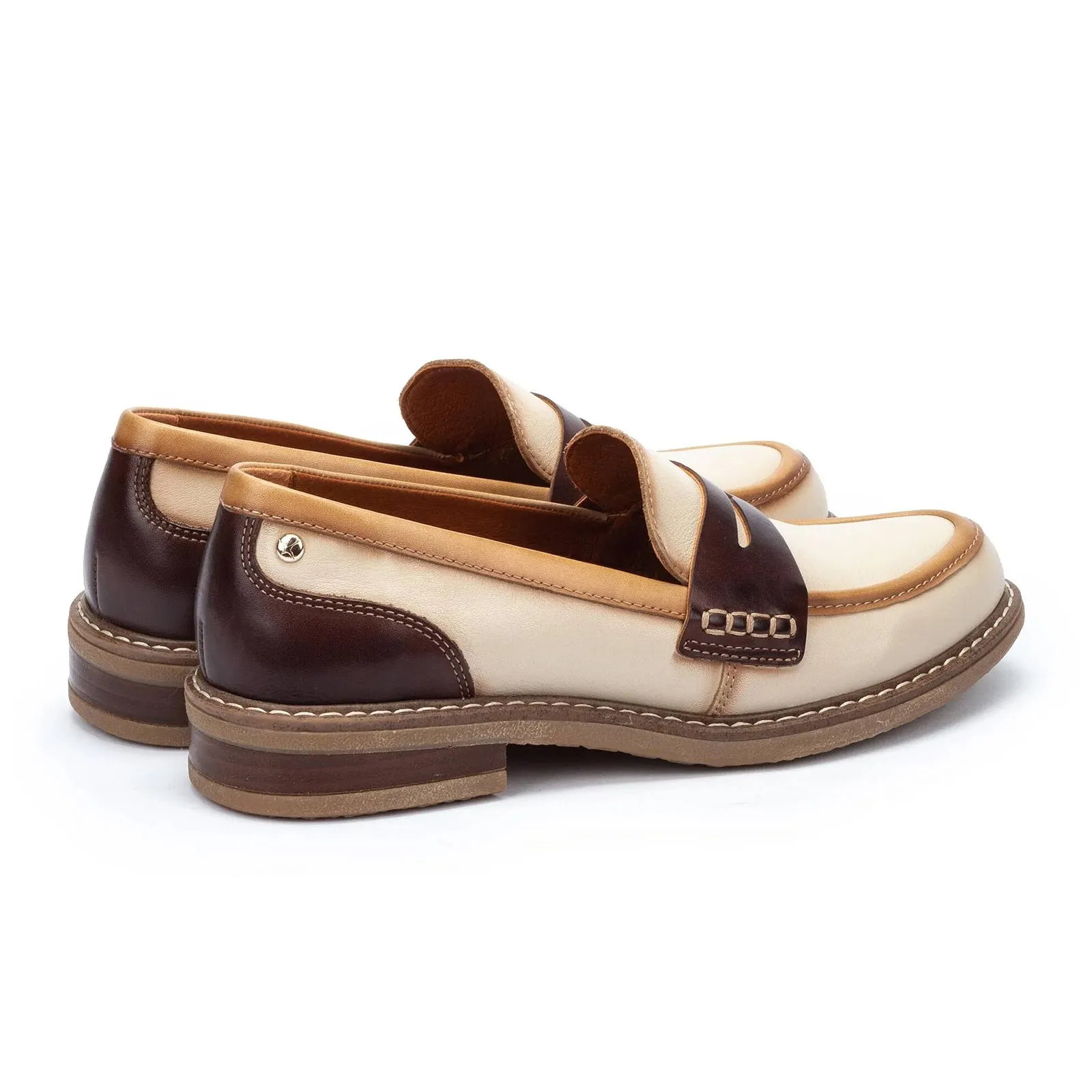 Pikolinos Aldaya W8J-3541C2 Slip On Loafer (Women) - Marfil Leather