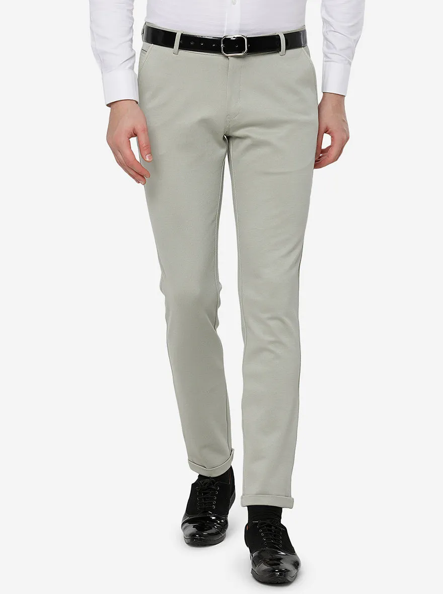 Pista Green Solid Slim Fit Club Wear Trouser | JB Studio