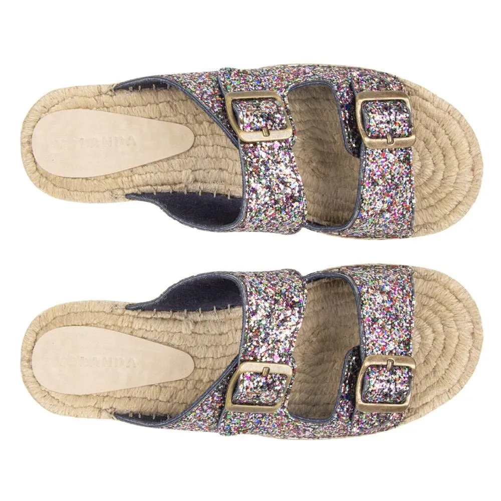 Sandália Espadrille Juanita Glitter