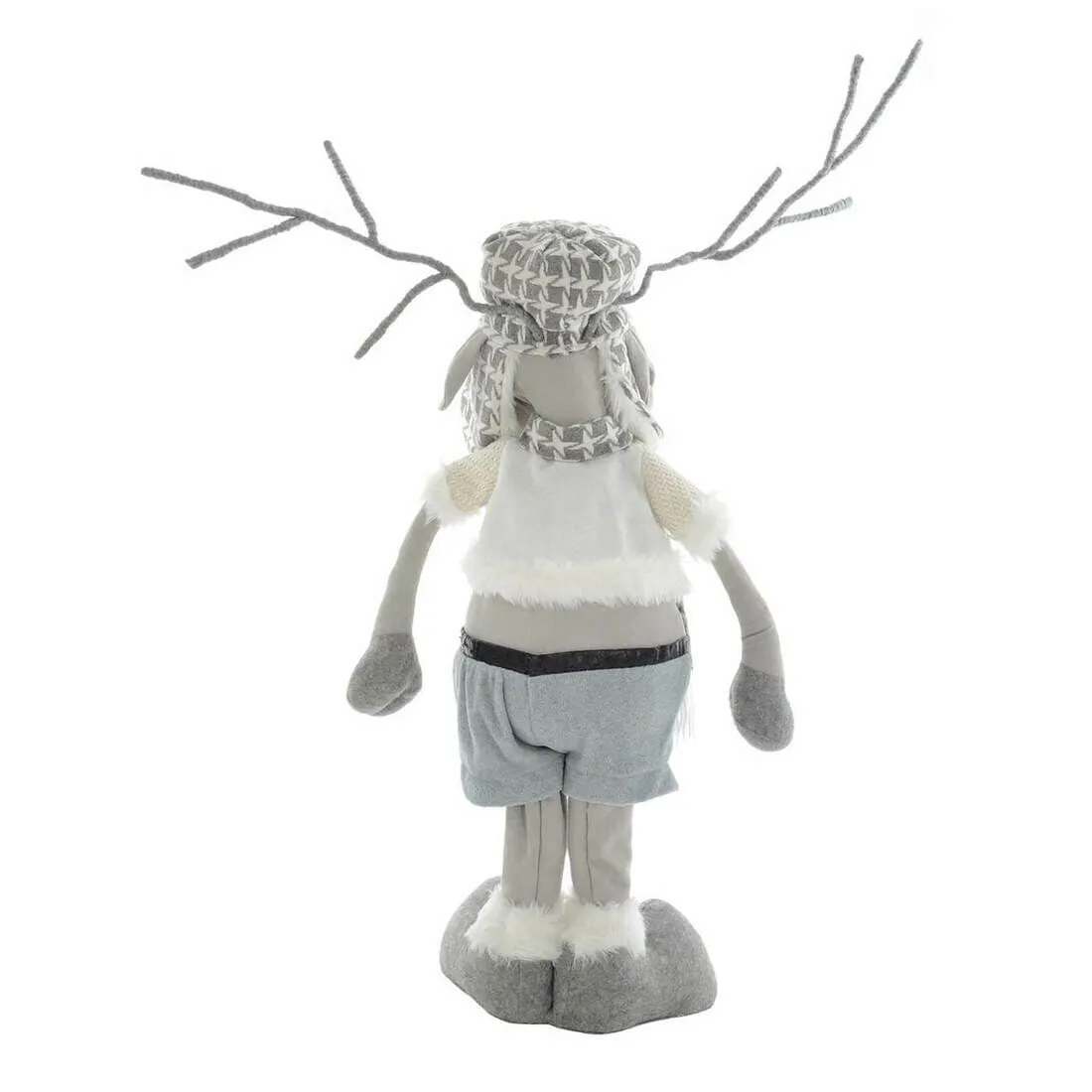 Standing Grey Reindeer Novelty Christmas Xmas Decoration 89cm