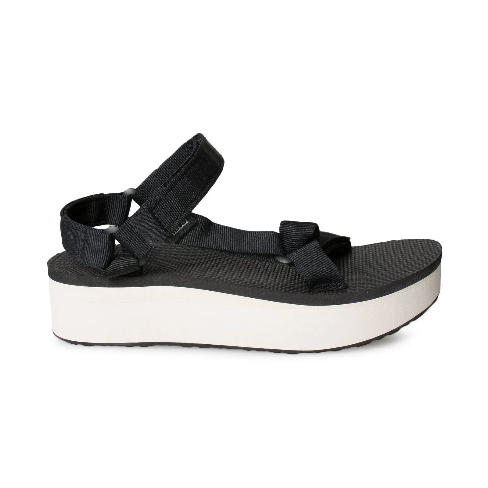 Teva Flatform Universal Black/Tan Sandals - Women's