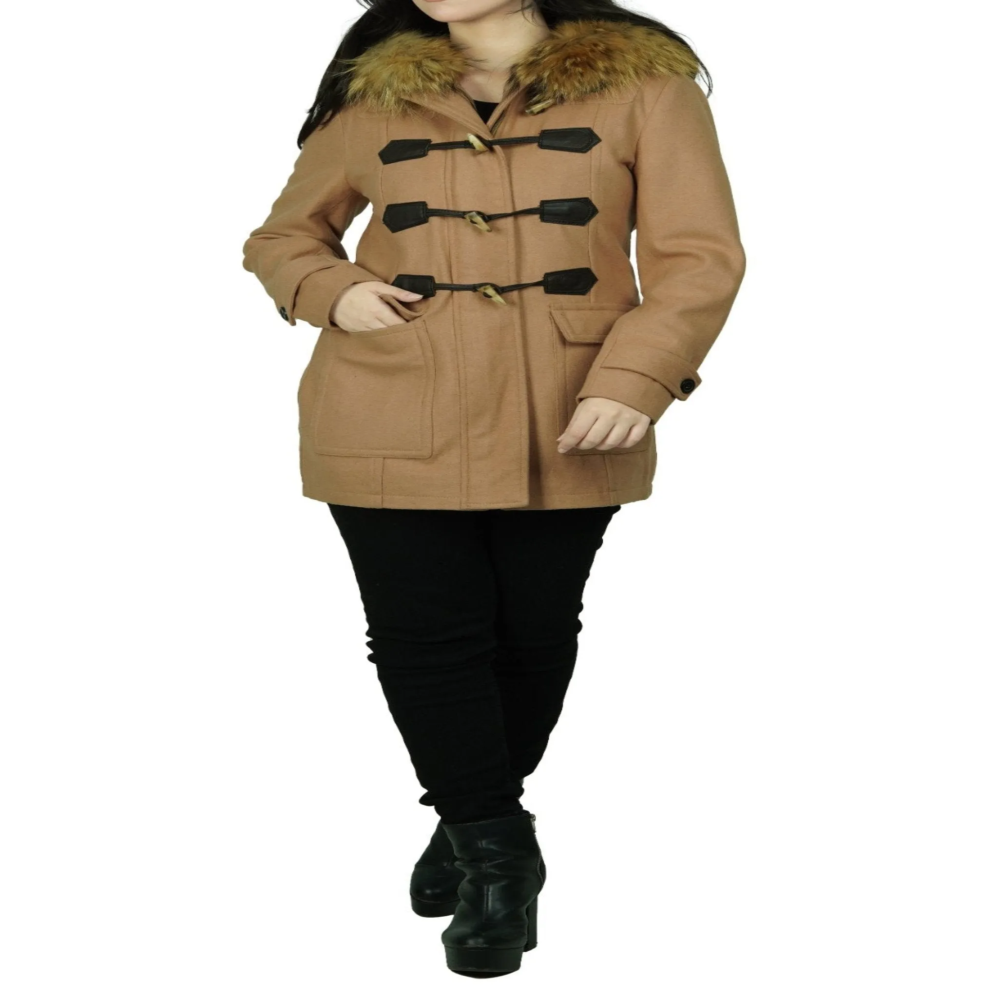 The Chelsea Duffle Coat Women - Camel