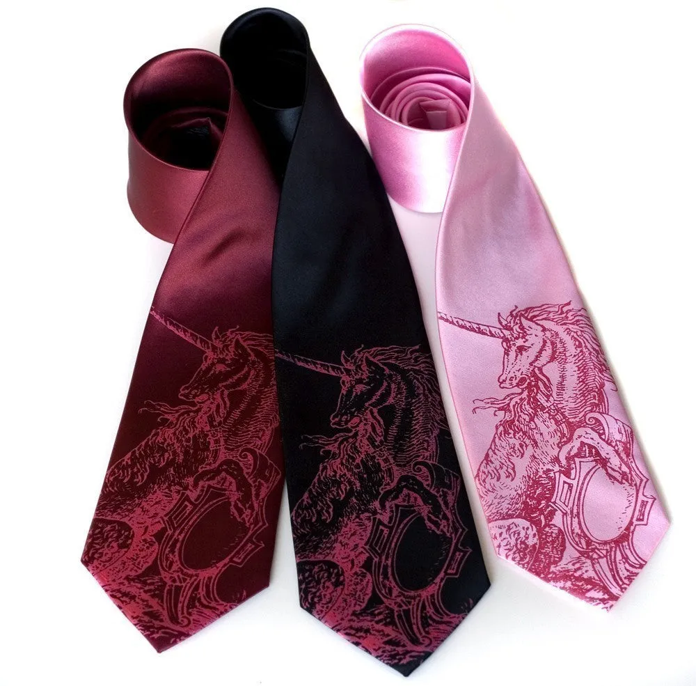 Unicorn Silk Necktie