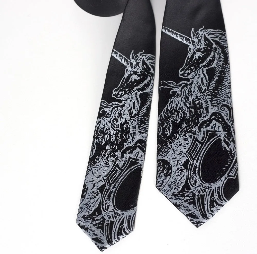 Unicorn Silk Necktie