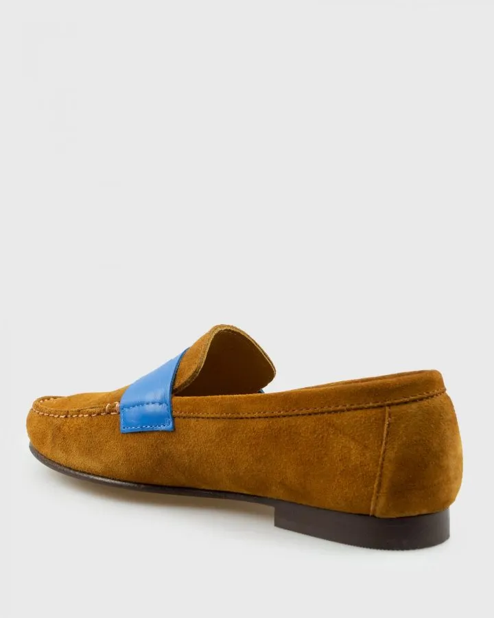 VINCENT & FRANKS VF64ANTI_ IRIS SUEDE LOAFER