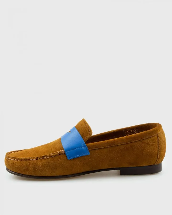 VINCENT & FRANKS VF64ANTI_ IRIS SUEDE LOAFER