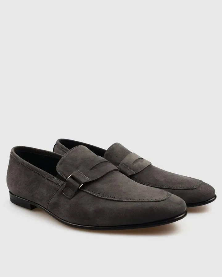 VINCENT & FRANKS VFW20LO GREY SUEDE LOAFER