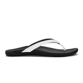 Women's Olukai Ho'opio Color: White/ Onyx